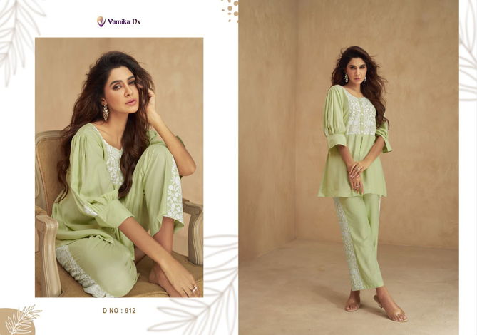 Vintage Vol 2 By Vamika Western Ladies Top With Pant Catalog